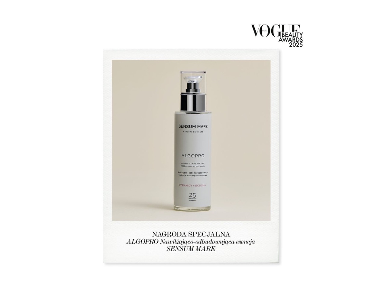 Esencja nawilżająco – odbudowująca z linii ALGOPRO