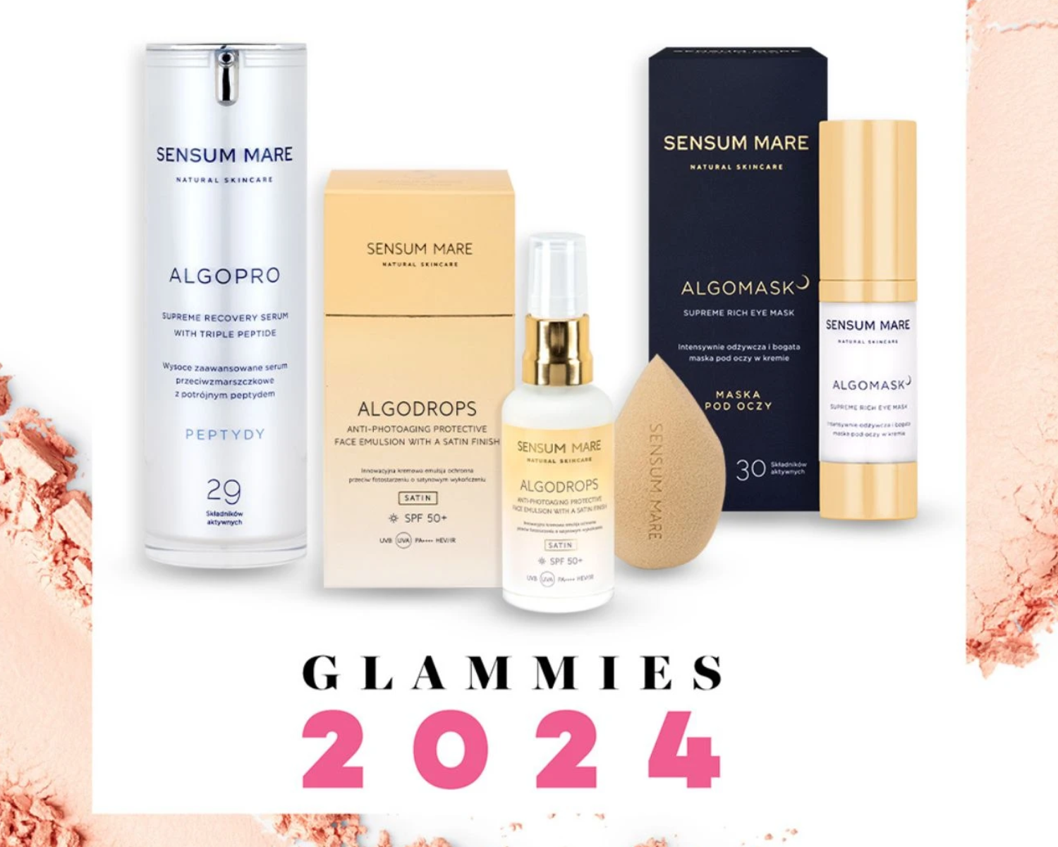 Kosmetyki SENSUM MARE wyróżnione w Glamour Glammies 2024!