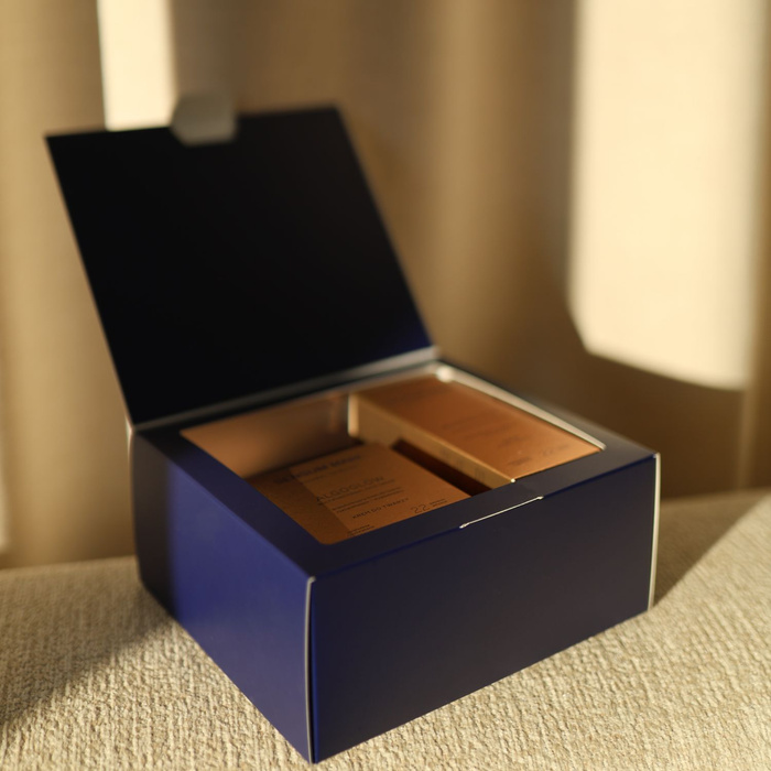 Zestaw prezentowy ALGOGLOW - Krem do twarzy i krem pod oczy: Rozświetlenie i blask skóry