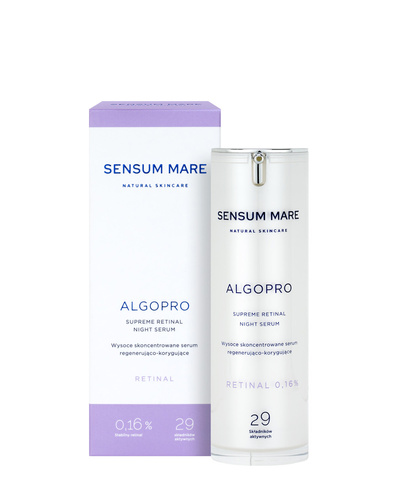 Wysoce skoncentrowane serum regenerująco-korygujące ze stabilnym retinalem 0,16%