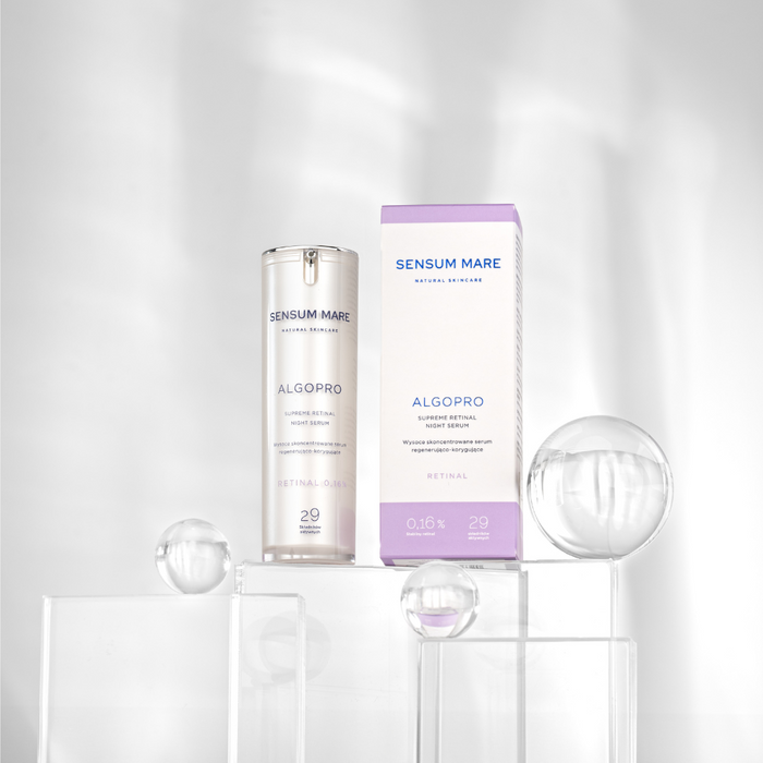 Wysoce skoncentrowane serum regenerująco-korygujące ze stabilnym retinalem 0,16%
