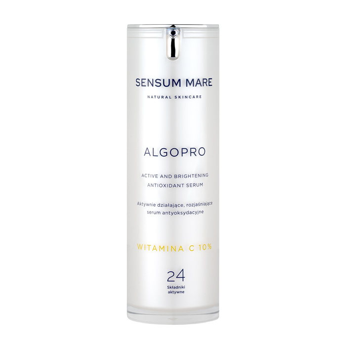 Actively working brightening antioxidant serum with 10% vitamin C ALGOPRO