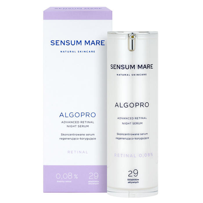 Concentrated regenerating and correcting serum with stable retinal 0,08% ALGOPRO