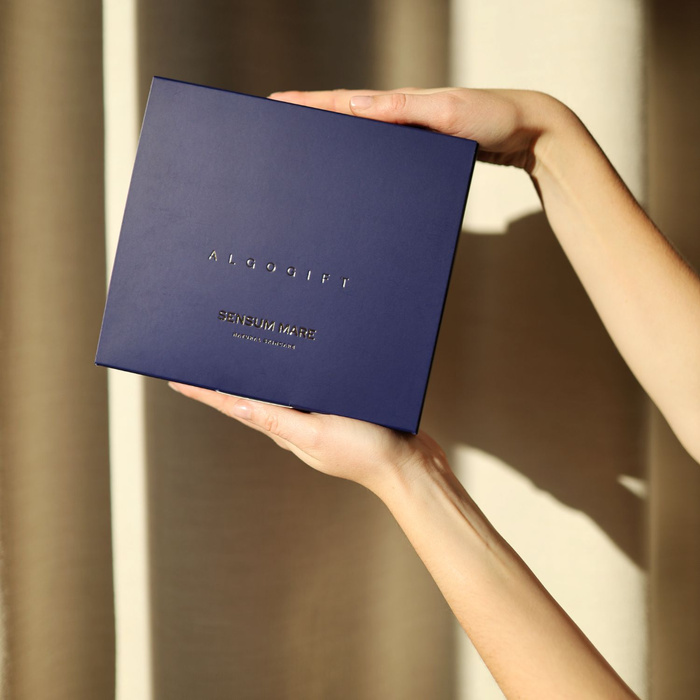 Zestaw prezentowy ALGOMASK - Maska do twarzy i maska pod oczy: Nawilżenie i regeneracja skóry 