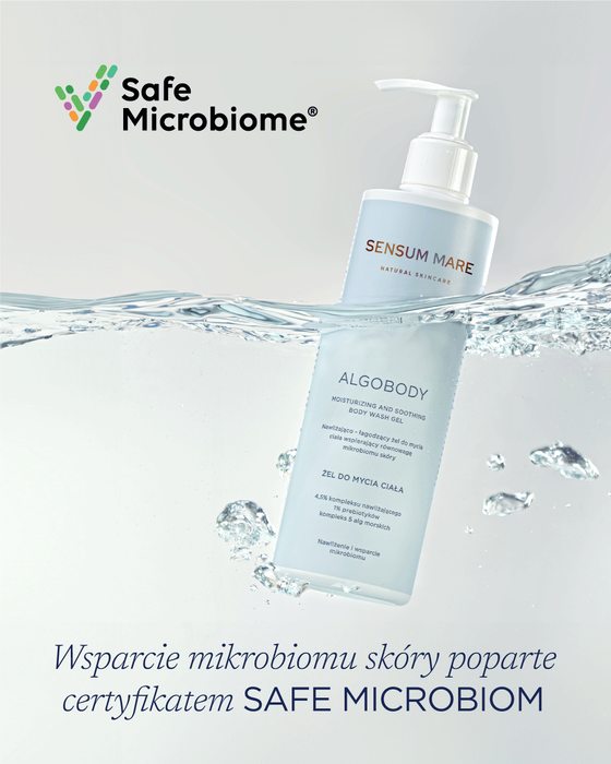 Nawilżająco – łagodzący żel do mycia ciała wspierający równowagę mikrobiomu skóry