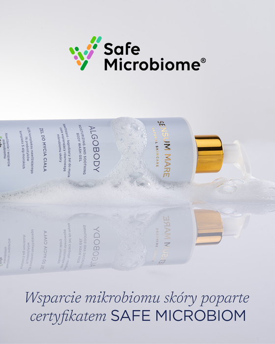 Nawilżająco – łagodzący żel do mycia ciała wspierający równowagę mikrobiomu skóry