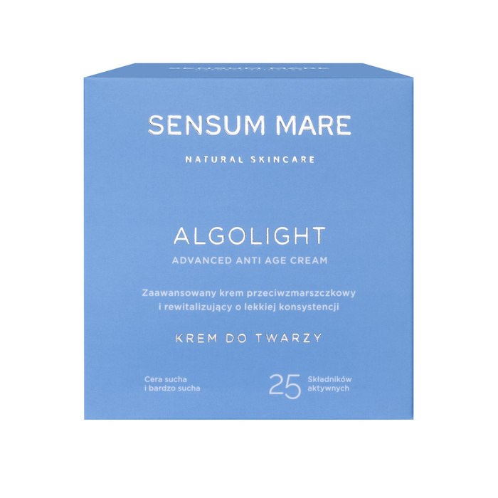 Advanced revitalizing and anti-wrinkle cream with a lightweight texture ALGOLIGHT