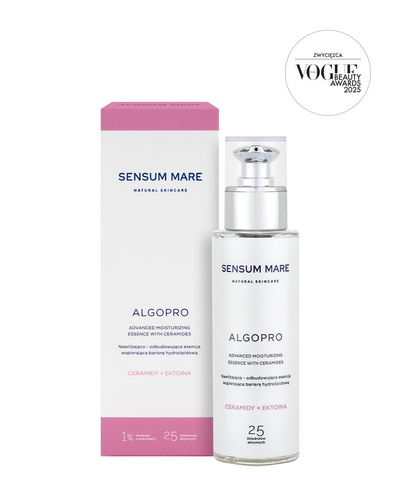 Nawilżająco-odbudowująca esencja wspierająca barierę hydrolipidową 1% kompleks z ceramidami i ektoiną