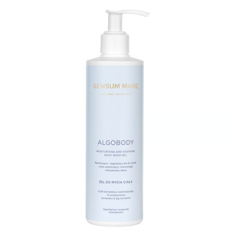 Moisturizing and soothing body wash gel supporting the skin's microbiome balance ALGOBODY