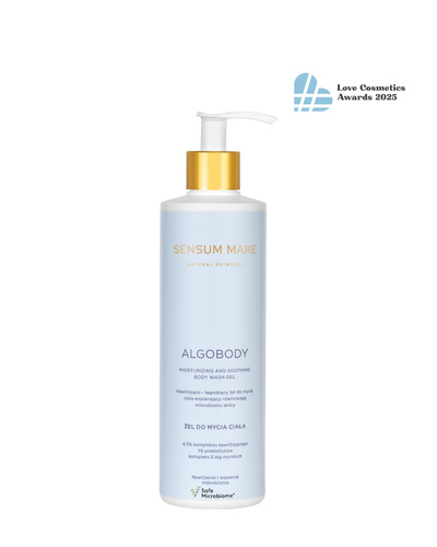 Nawilżająco – łagodzący żel do mycia ciała wspierający równowagę mikrobiomu skóry