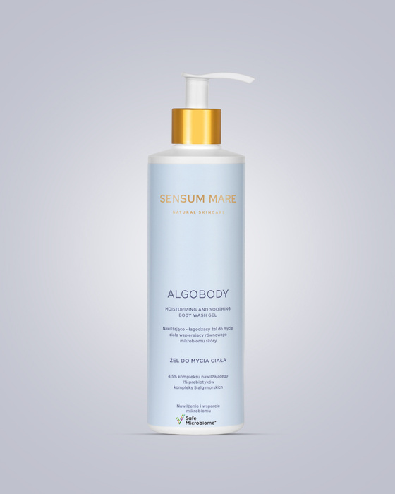 Nawilżająco – łagodzący żel do mycia ciała wspierający równowagę mikrobiomu skóry