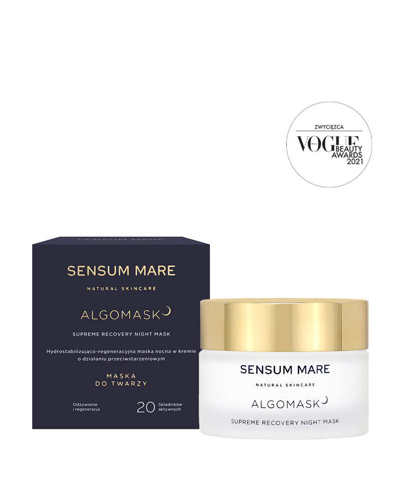 Hydrostabilizująco-regeneracyjna maska nocna w kremie o działaniu przeciwstarzeniowym