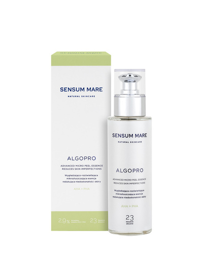 Wygładzająco – rozświetlająca esencja mikrozłuszczająca 2,9% kompleksu kwasów AHA i PHA