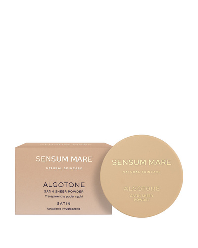 Puder sypki o satynowym wykończeniu 